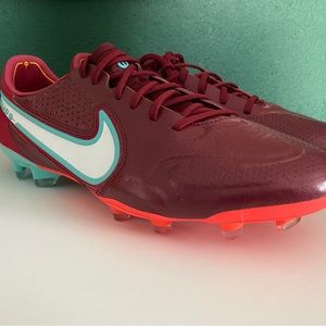 Nike Tiempo Legend 9 Elite FG Soccer Cleats Team Red CZ8482-616 Men Size 11